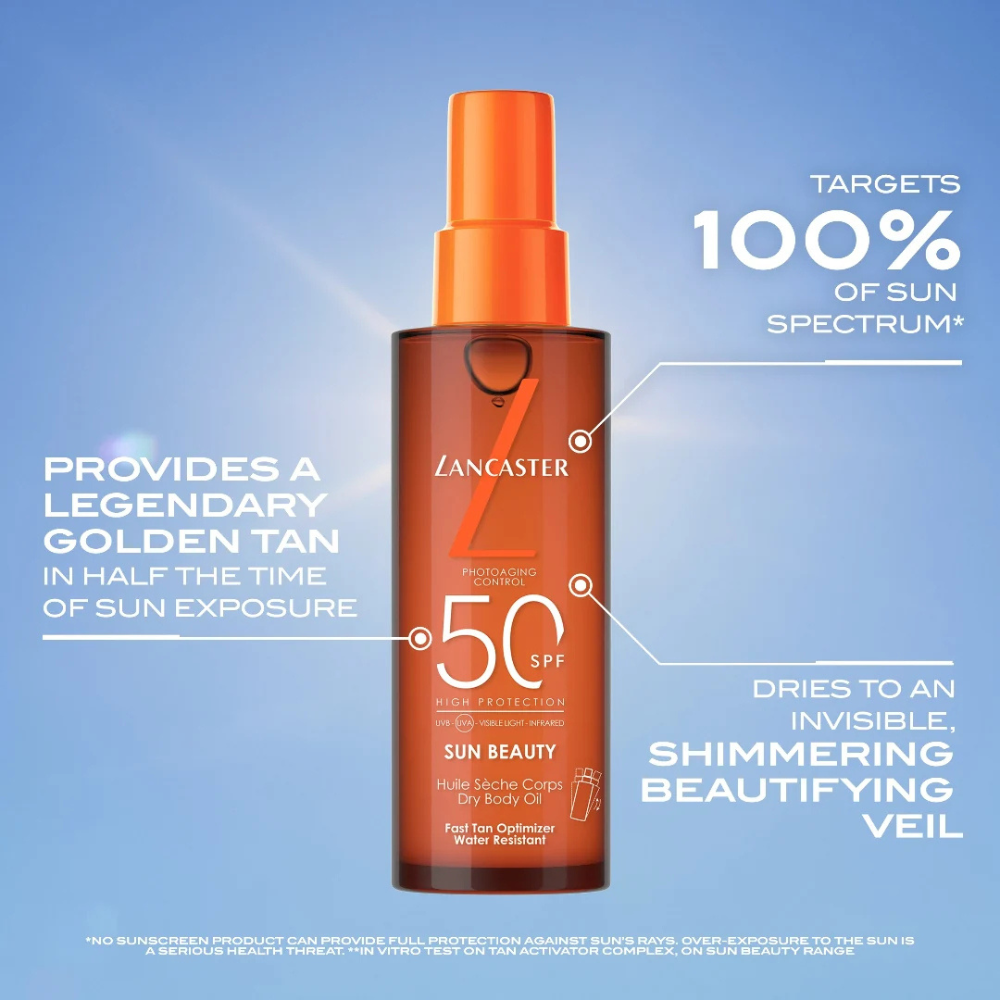 Sun Beauty Huile Sèche Satinée SPF30