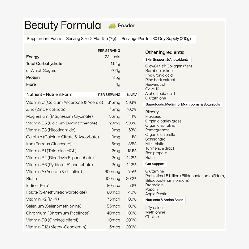 Formule beauté