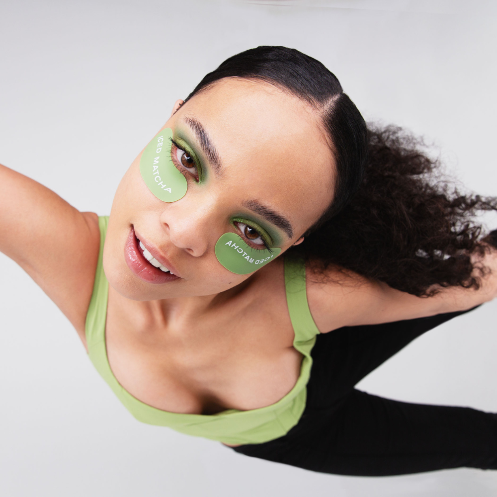 Iced Matcha Reuseable Under Eye Mask