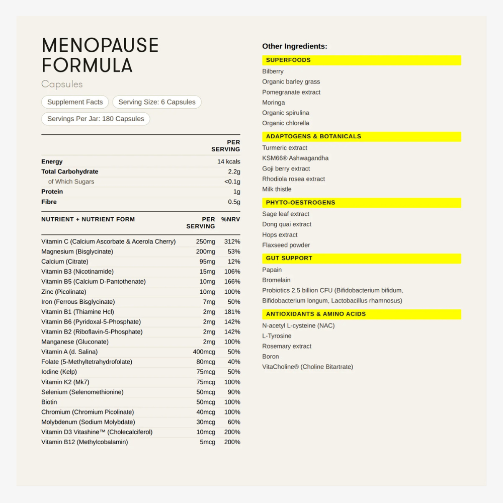 Gélules Formule Ménopause