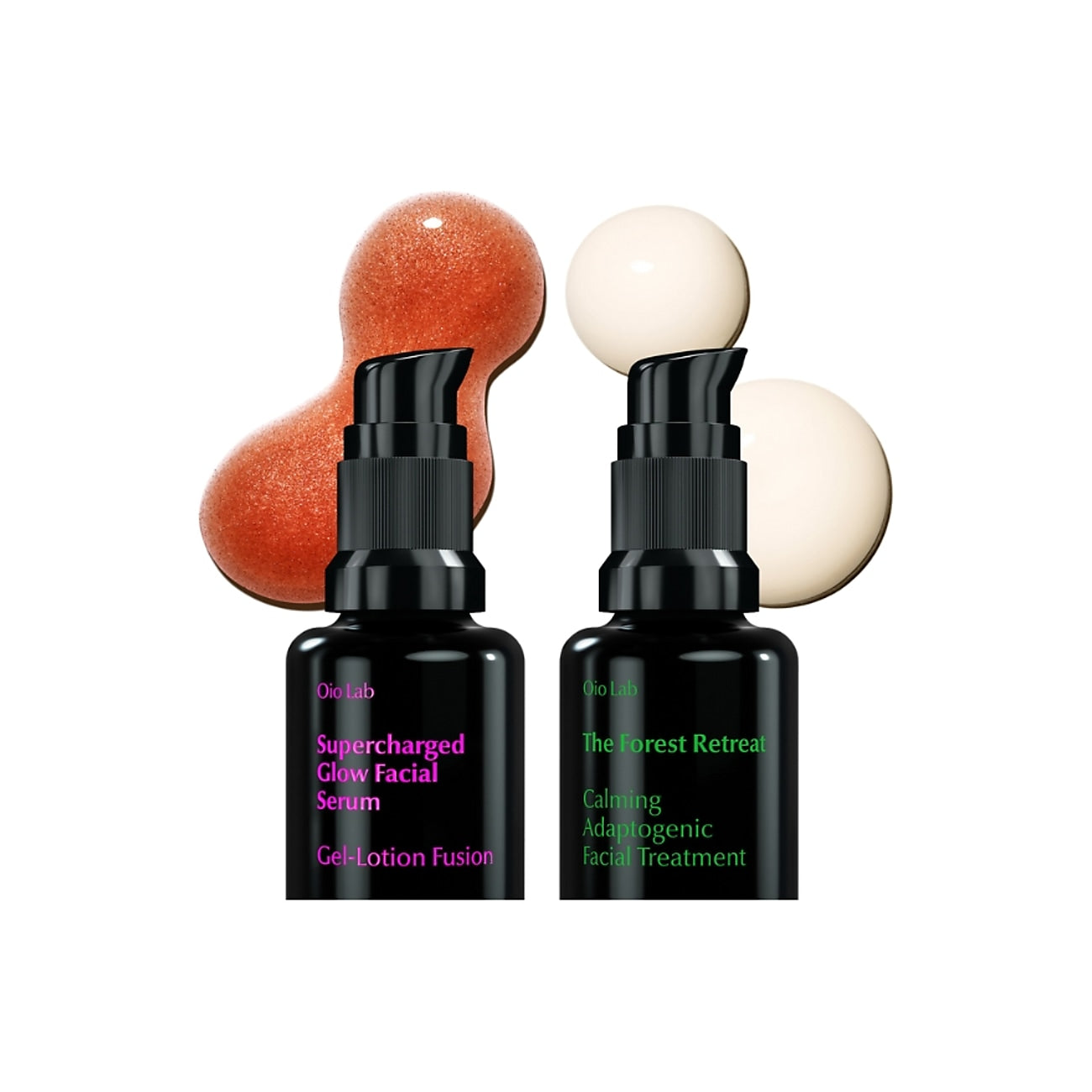 Magic Mushroom Facial Set: Supercharged Glow Serum & Calming Creamy Emulsion