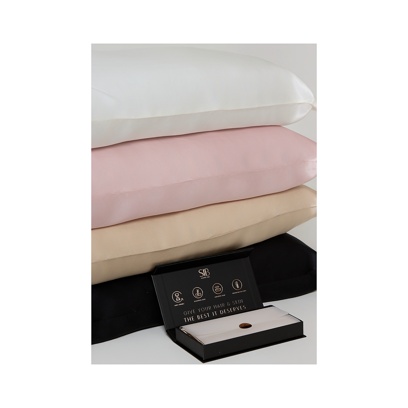 Hyaluronic Acid Infused Silk Pillowcase