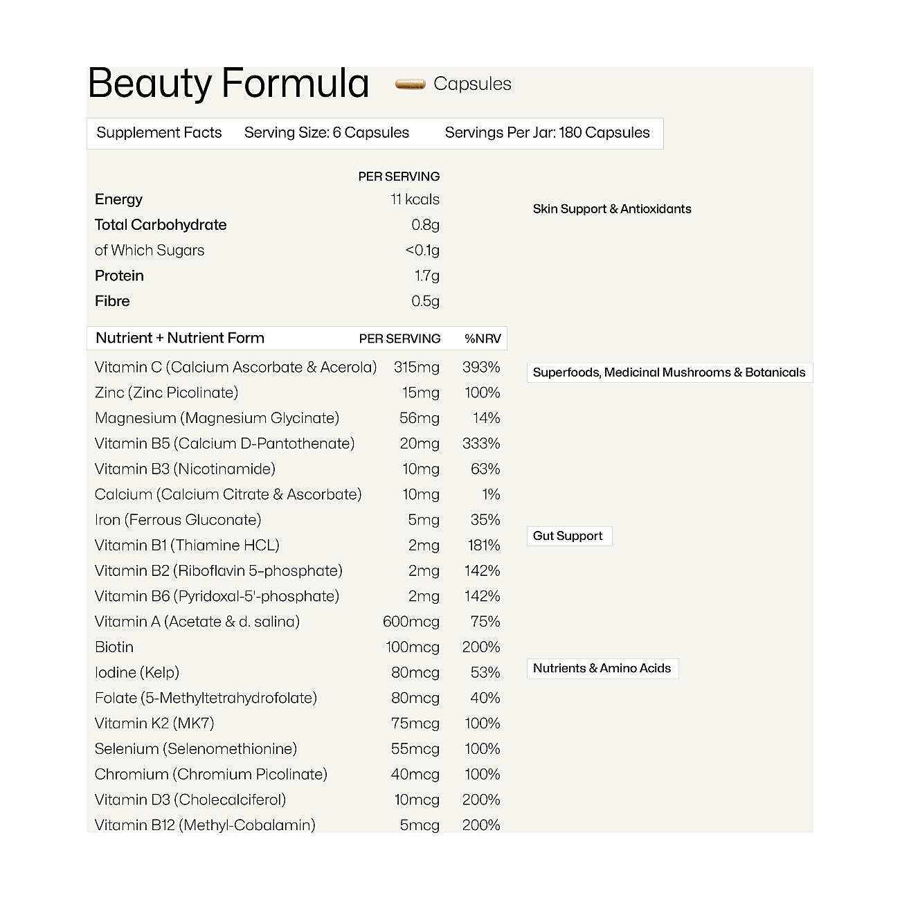 Beauty Formula Capsules