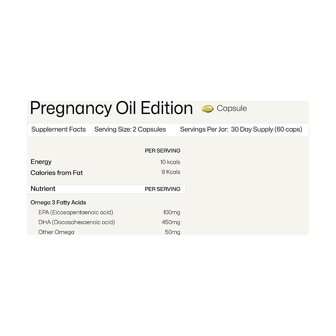 Pregnancy Oil Edition