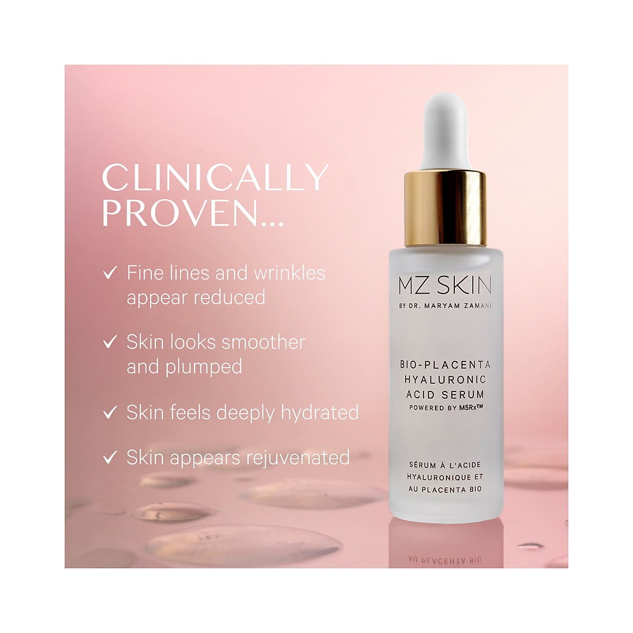 Sérum Bio-Placenta à l'acide hyaluronique