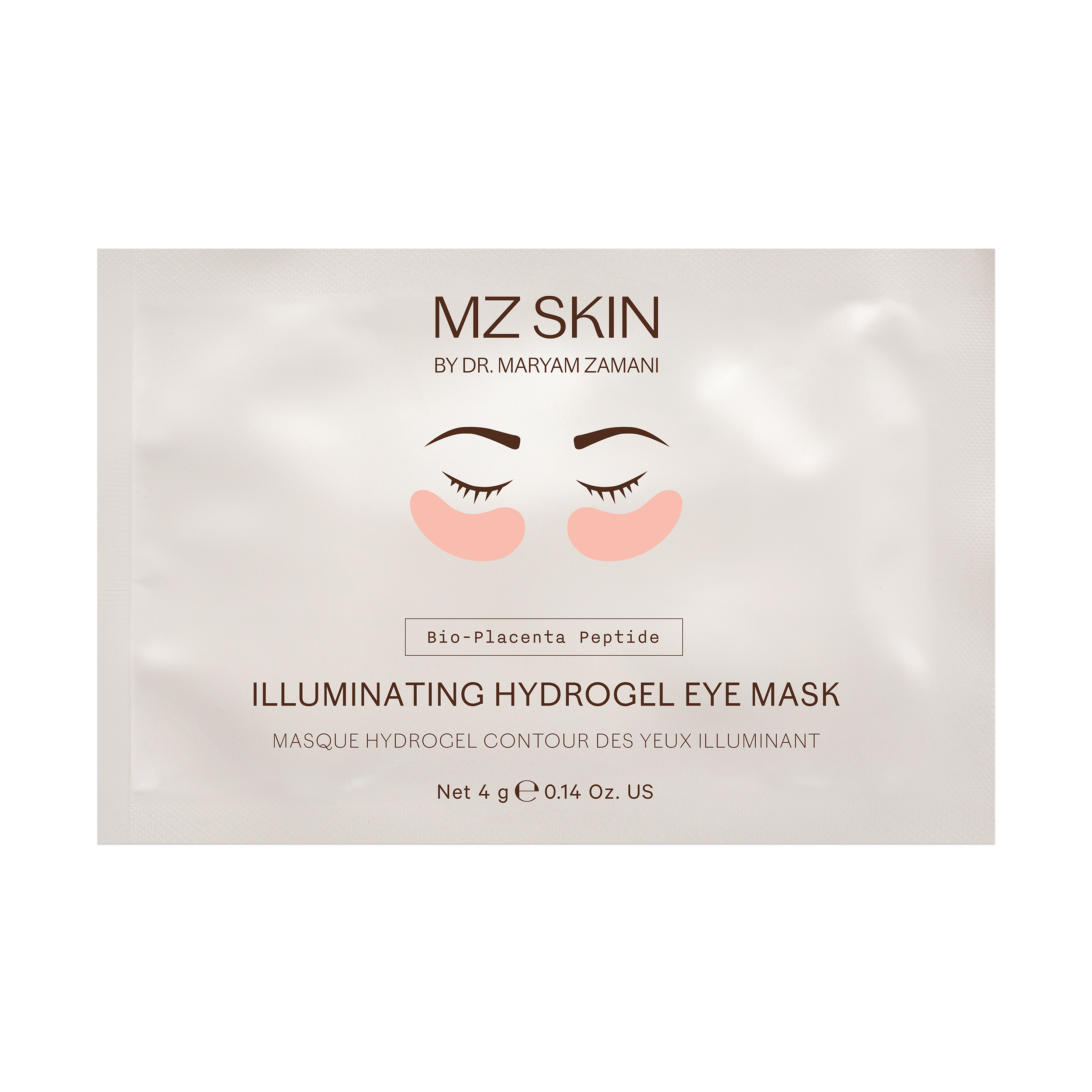 MZ Skin Bio-Placenta Peptide Illuminating Hydrogel Eye Mask sachet