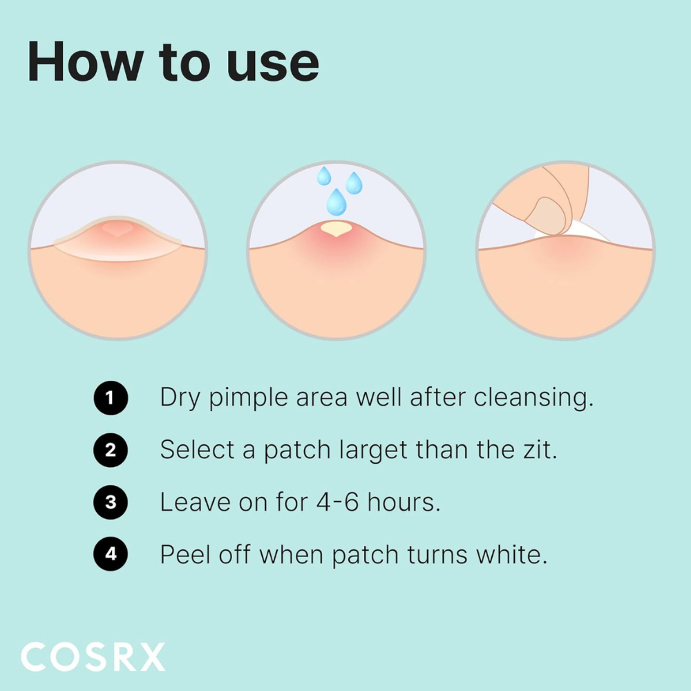Master Patch Original Fit Traitement localisé hydrocolloïde absorbant les imperfections Boutons autocollants