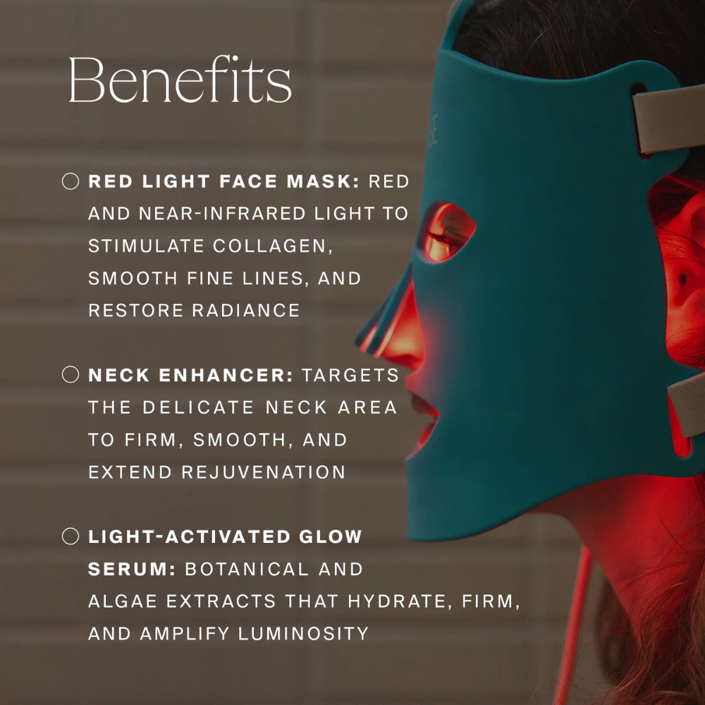Masque facial à lumière rouge