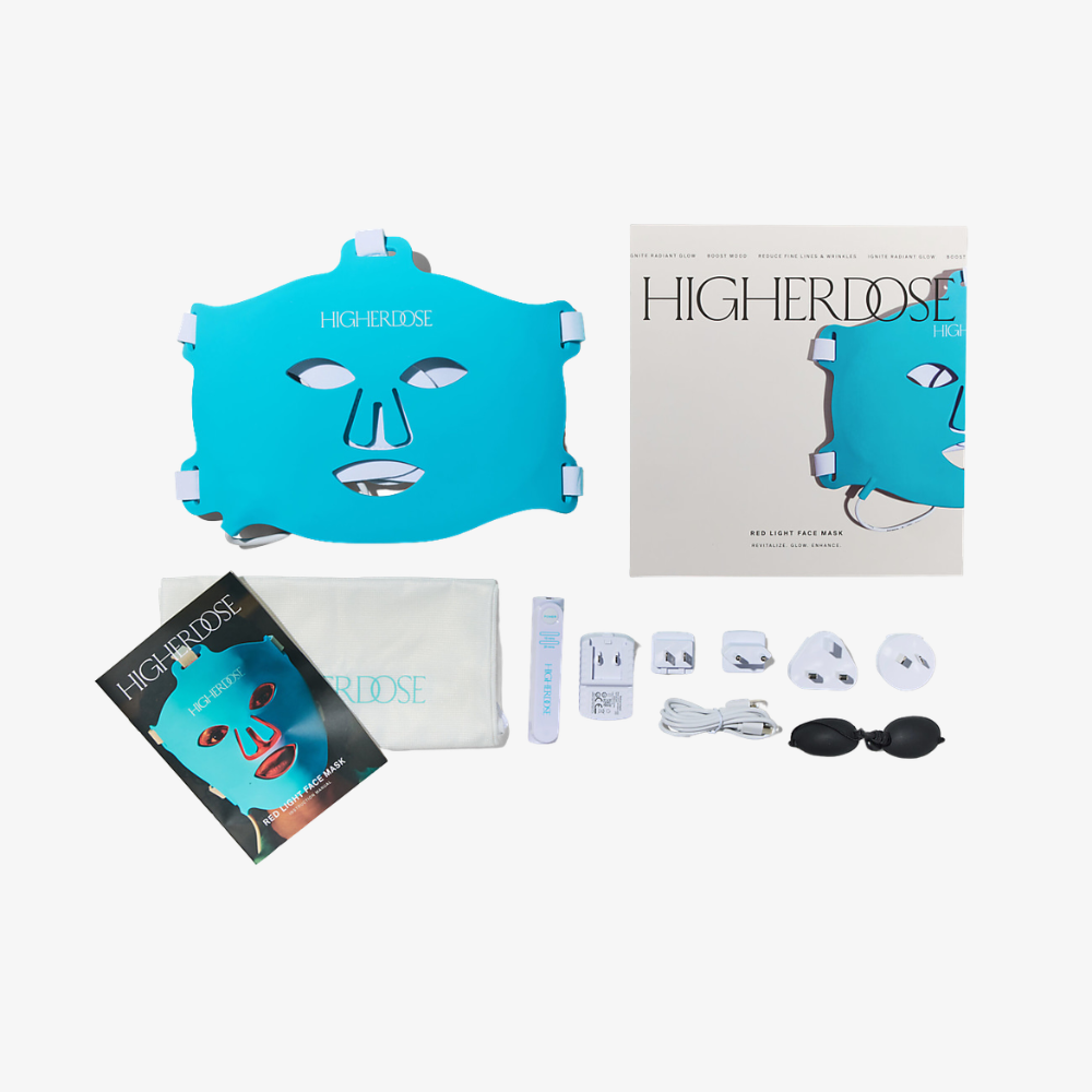 Masque facial à lumière rouge