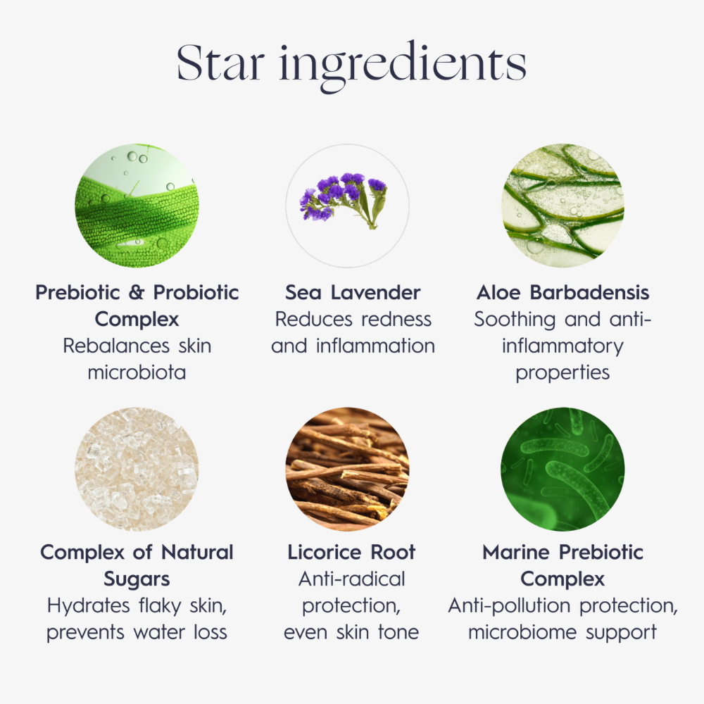 Crème hydratante naturelle probiotique