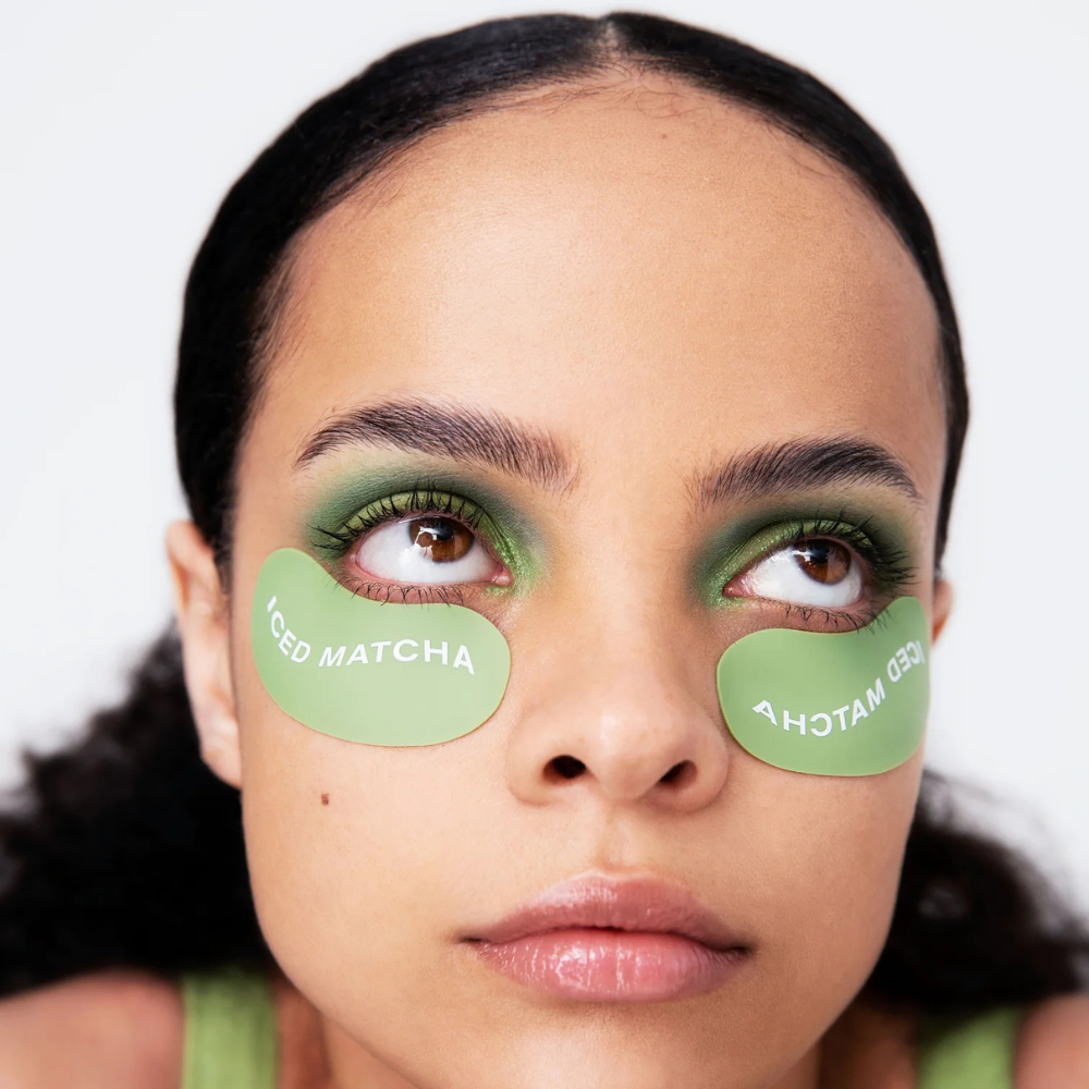 Wiederverwendbare Iced Matcha Augenpads