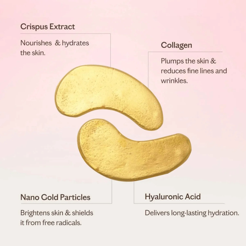 Hydra-Bright Gold Eye Mask