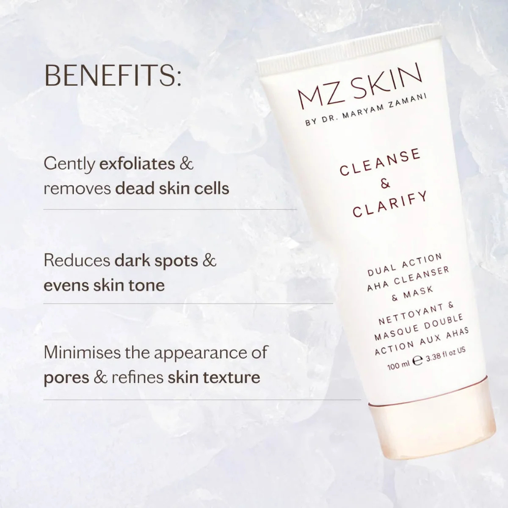 Nettoyant & Masque AHA Double Action Purifiant & Éclaircissant