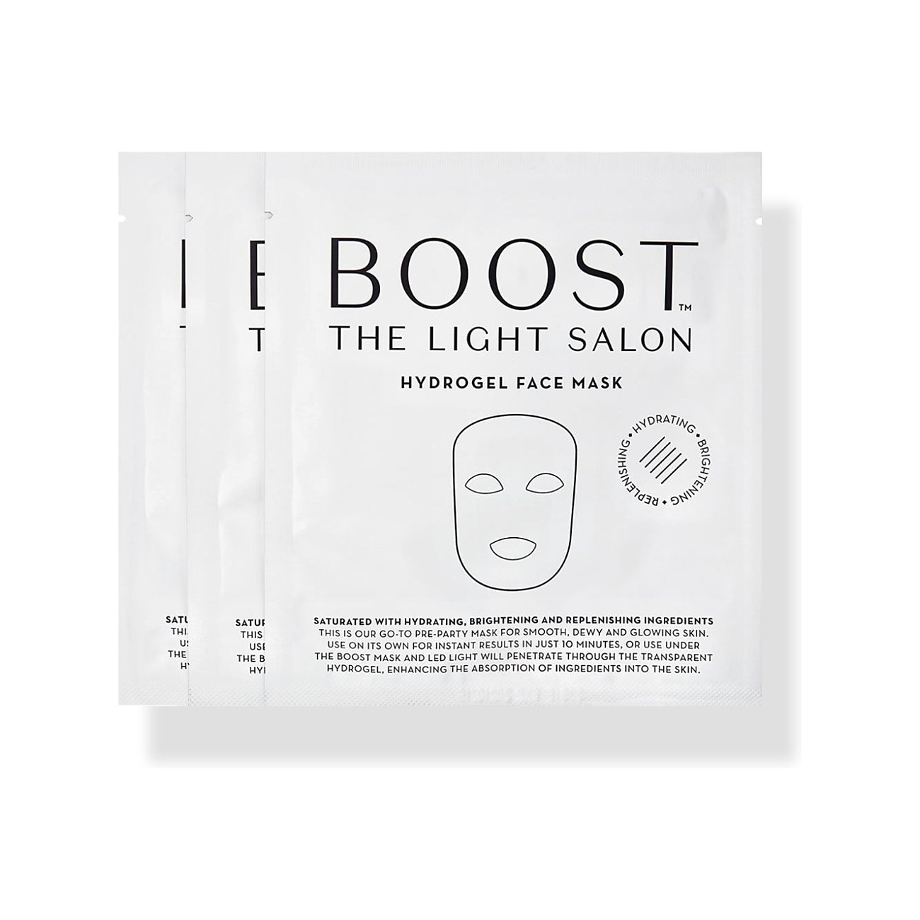 Hydrogel Face Mask - 3 Pack