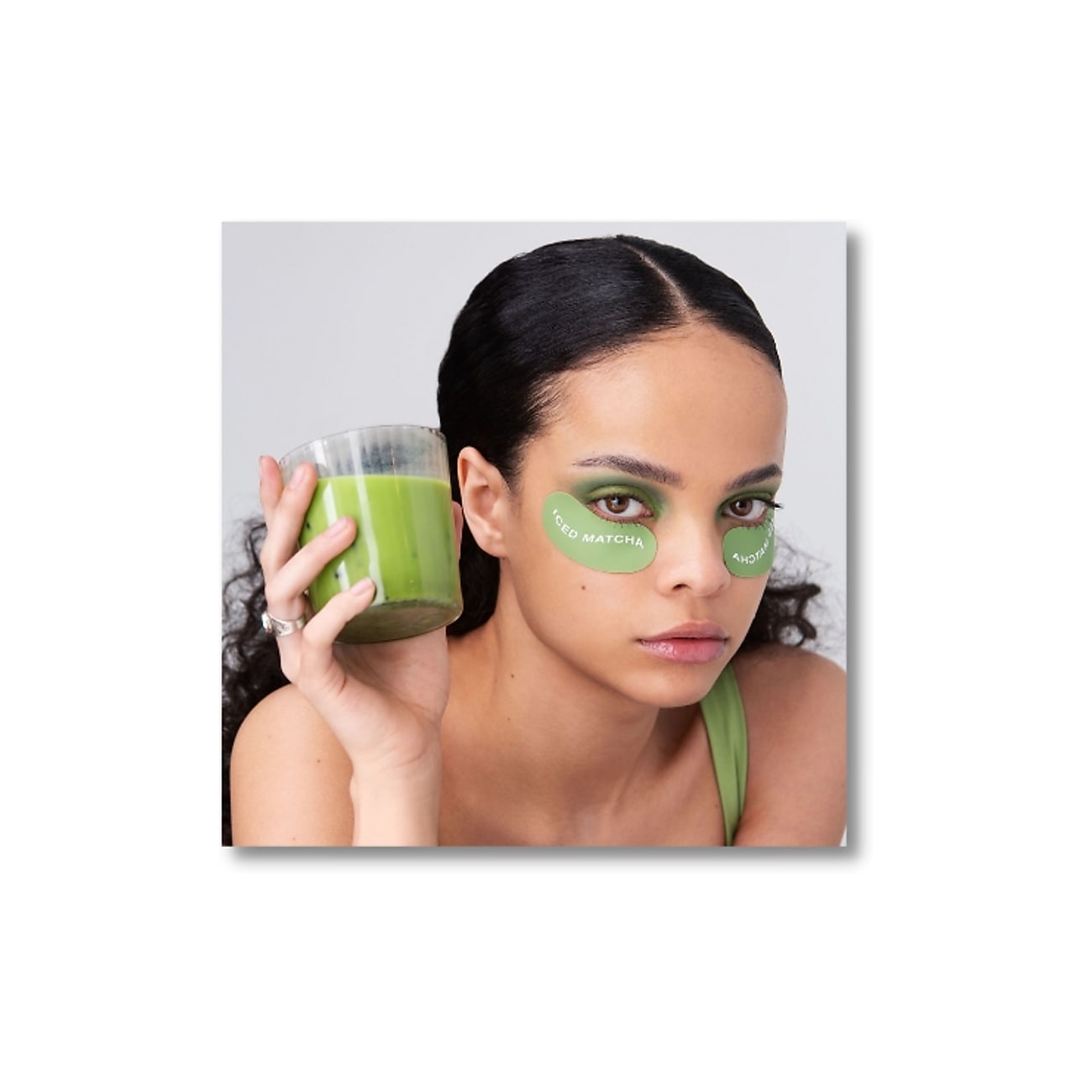 Iced Matcha Reuseable Under Eye Mask