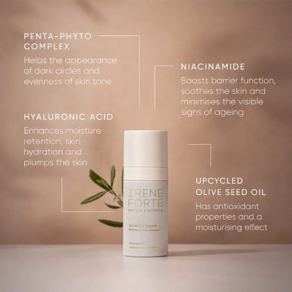 Crème Contour des Yeux Olive avec Complexe Penta-Phyto