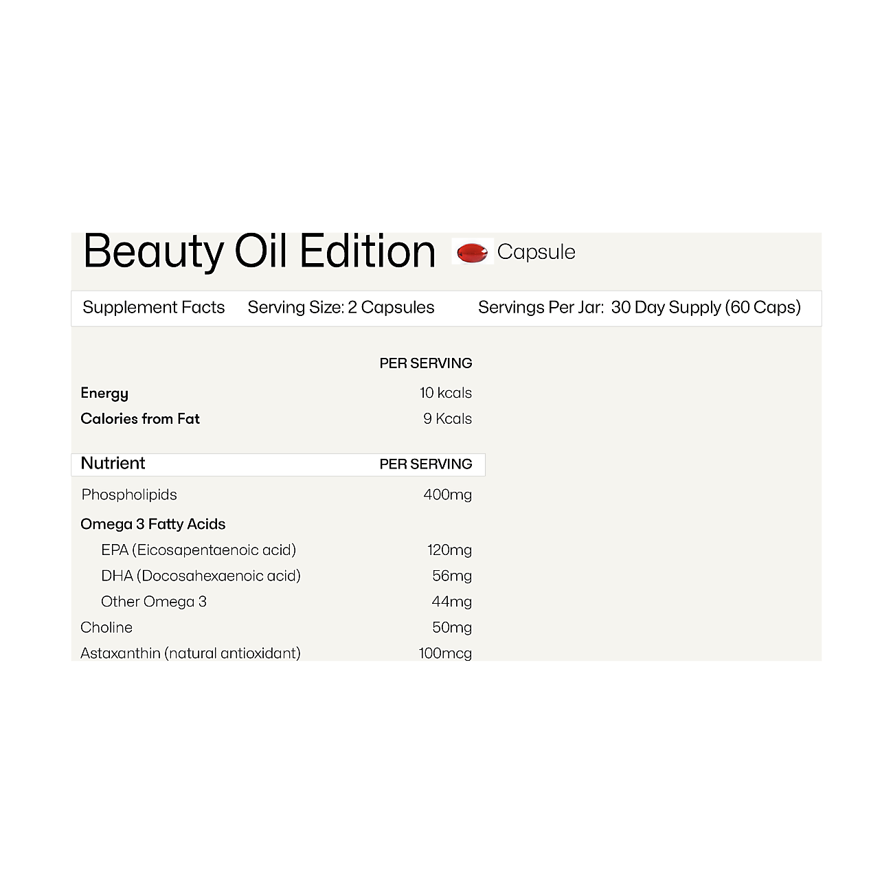 Beauty Oil Edition