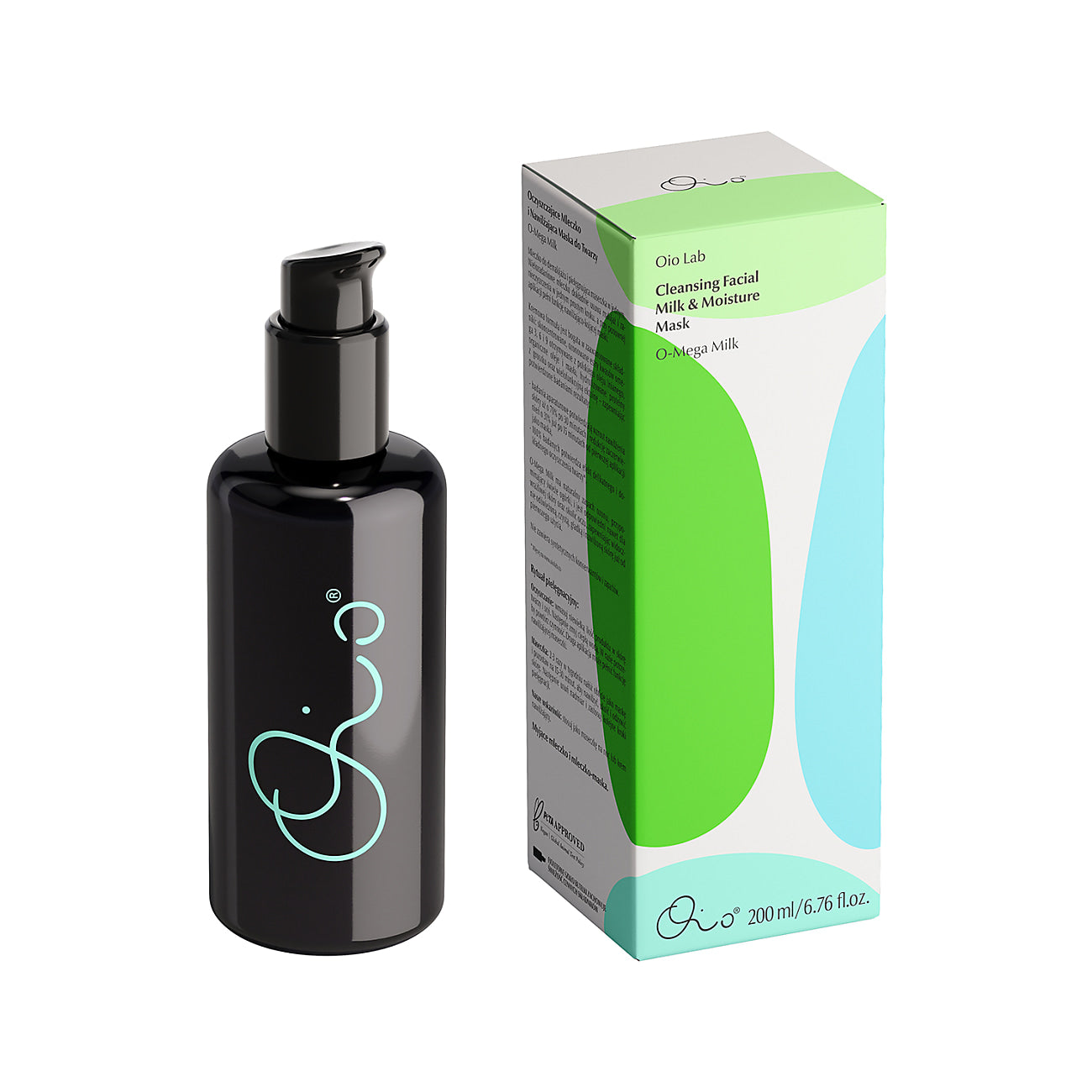 O-Mega Milk. Cleansing Facial Milk & Moisture Mask