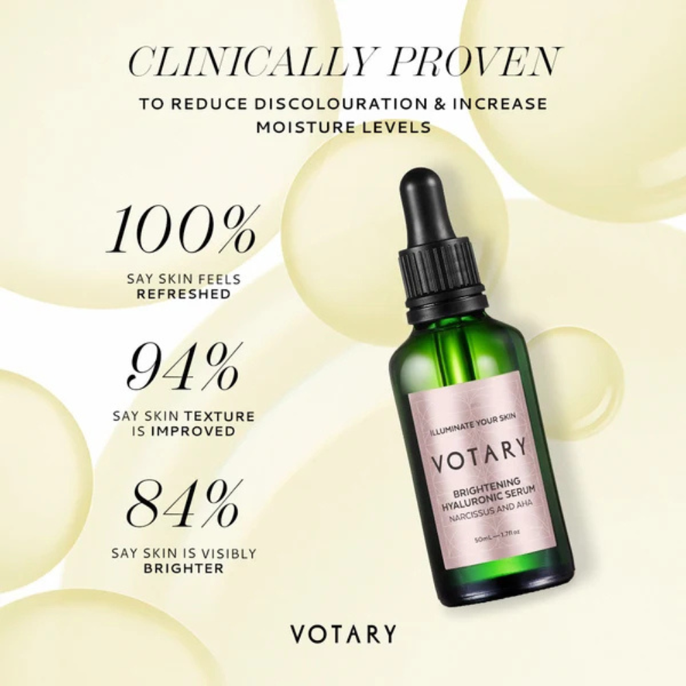 Votary Brightening Hyaluronic Serum, Narcissus and AHAs, product image 4