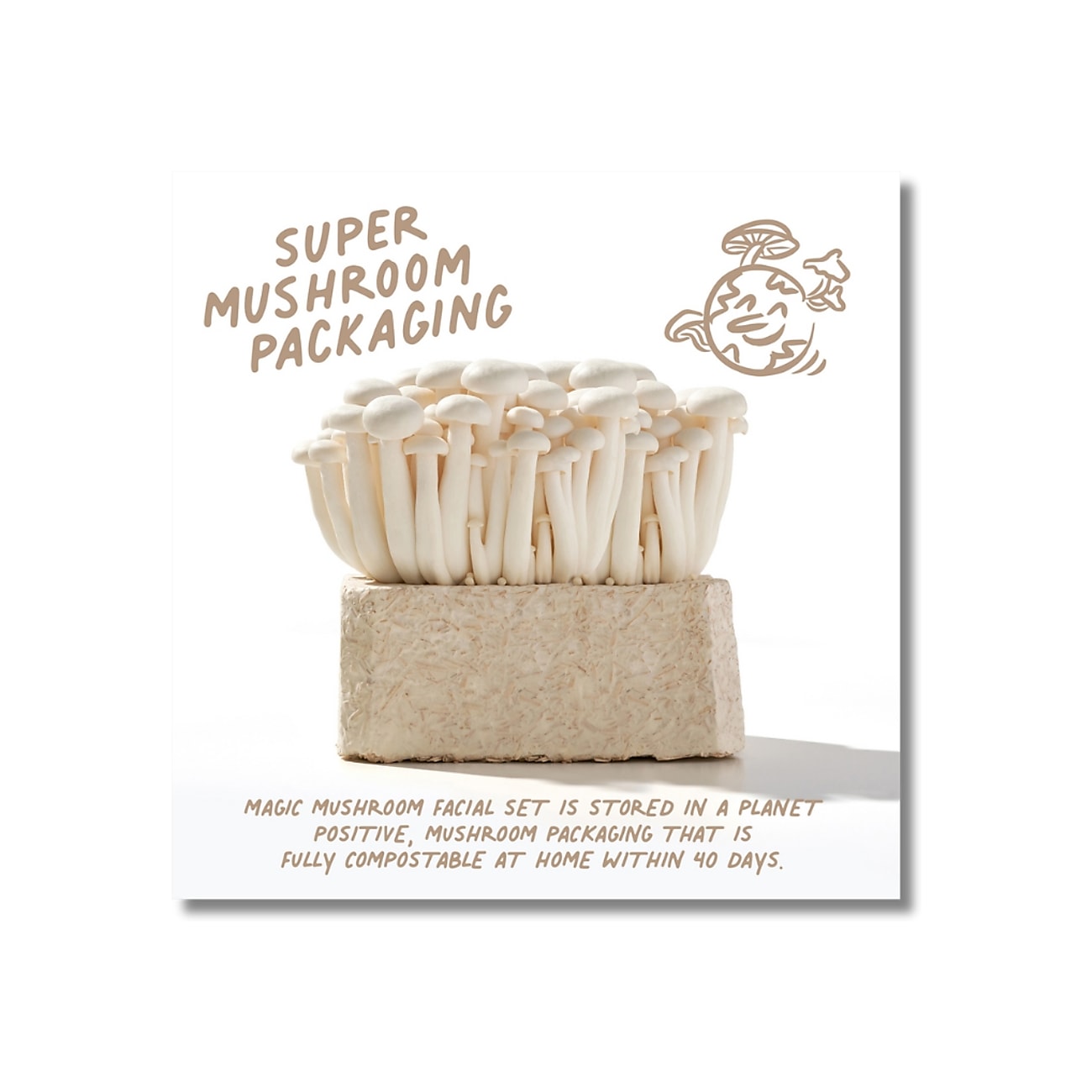 Magic Mushroom Facial Set: Supercharged Glow Serum & Calming Creamy Emulsion