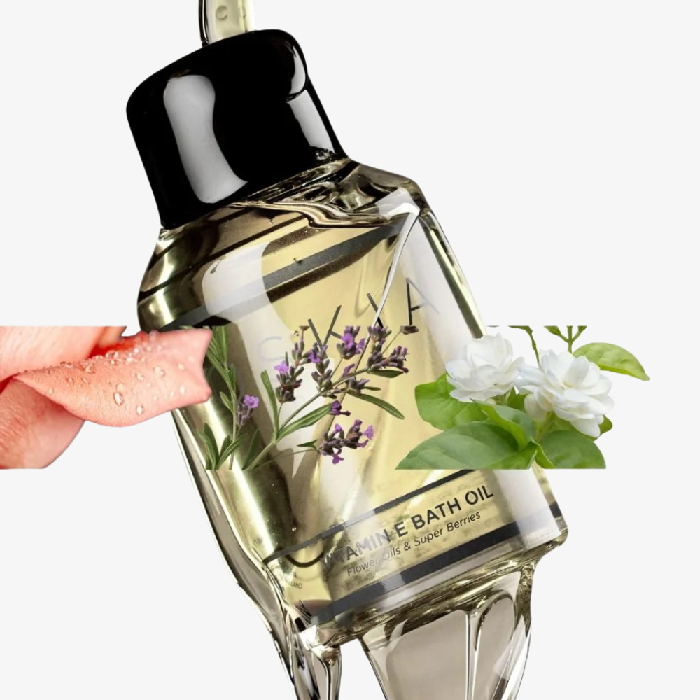 Huile de bain à la vitamine E