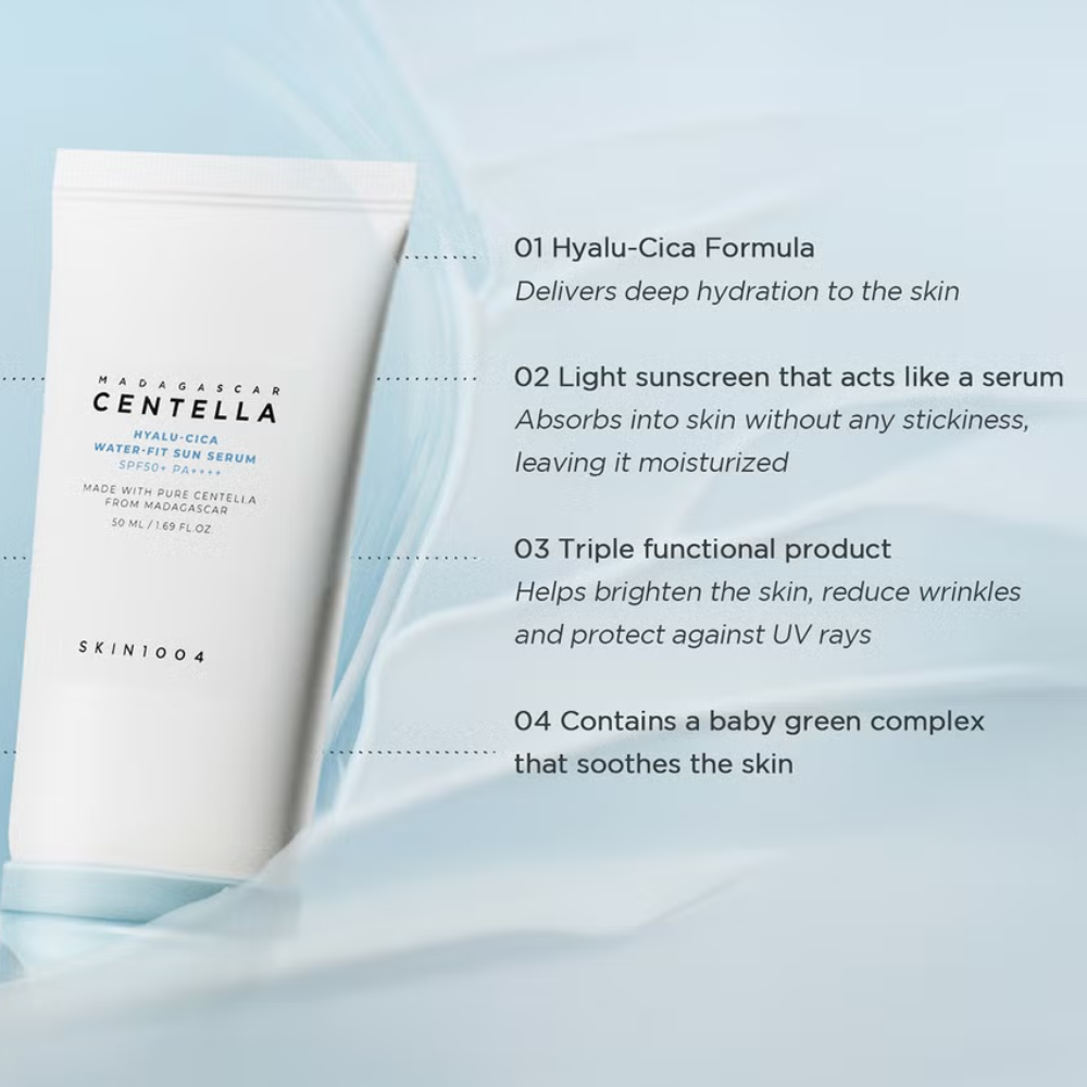 Madagascar Centella Hyalu-Cica Water-Fit Sun Serum SPF50+ PA++++