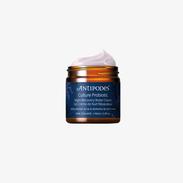 Crème-gel de nuit réparatrice et probiotique Culture