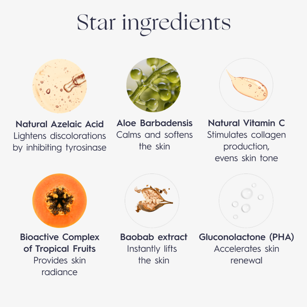 Masque revitalisant éclaircissant à la vitamine C