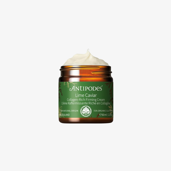 Crème raffermissante riche en collagène au caviar de lime
